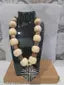 Lustrelia Vintage Wooden Beaded Necklace