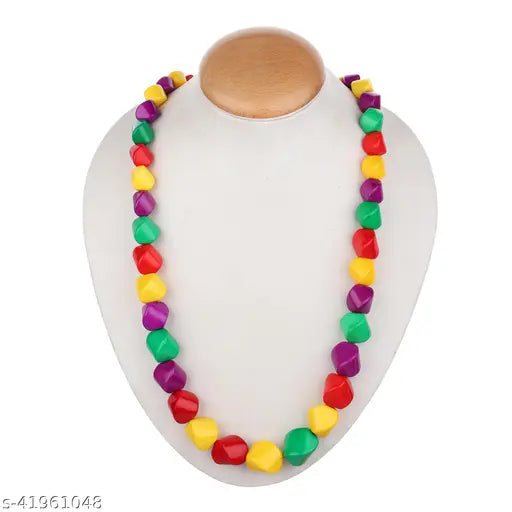 Lustrelia Elegant Stone Beaded Statement Necklace